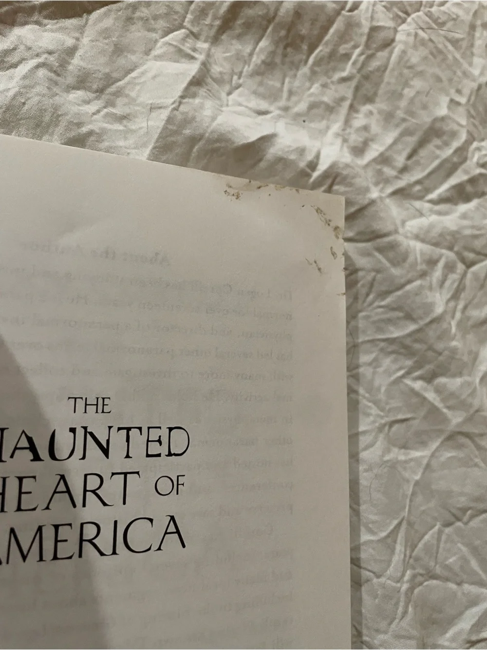 The Haunted Heart of America paperback by Logan Corelli